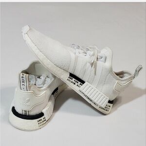 Adidas Kids White and Black Sneakers